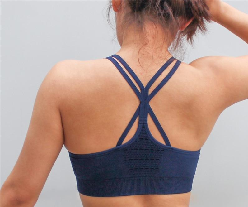 breathable sports bra