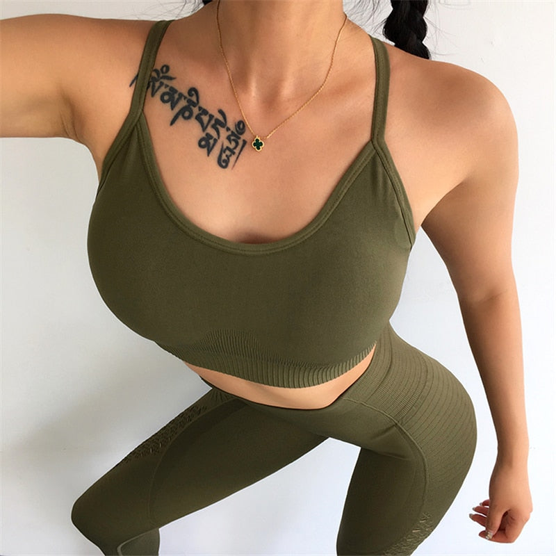 women's seamless sports bra