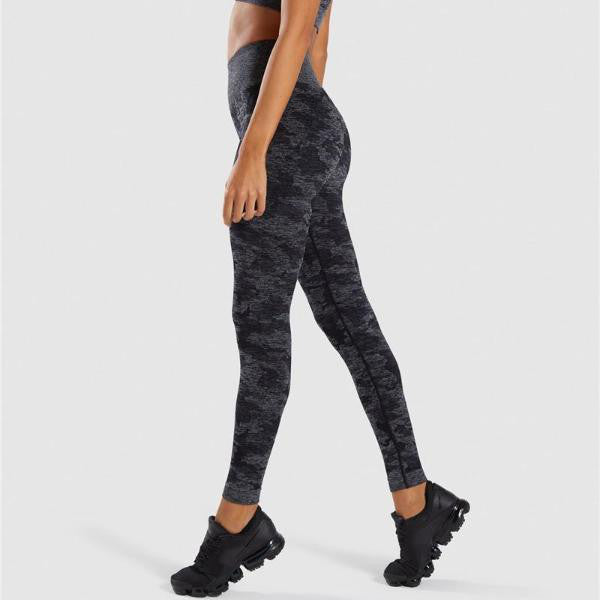 Women's camouflage gym leggings