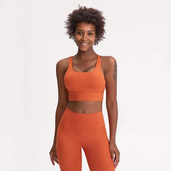 Solid Crossback Sports Bra