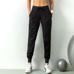 Proudy Gathers Athleisure Wear Trackpants