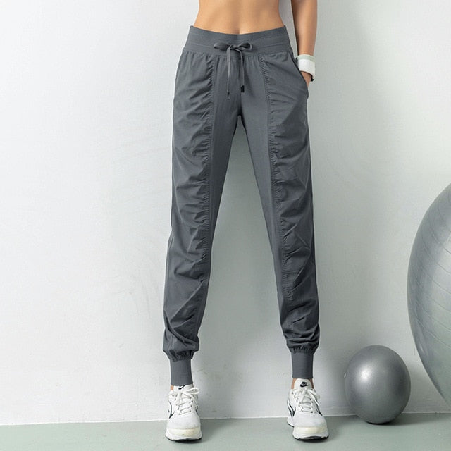 Proudy Gathers Athleisure Wear Trackpants