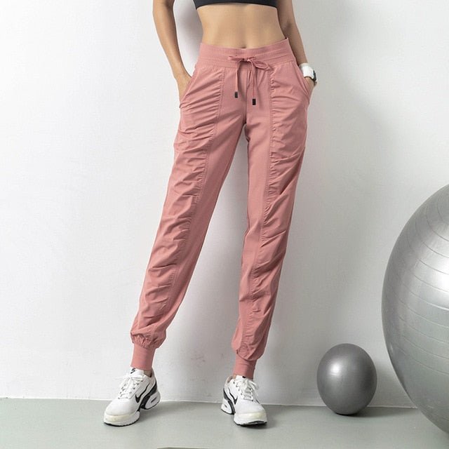 Proudy Gathers Athleisure Wear Trackpants