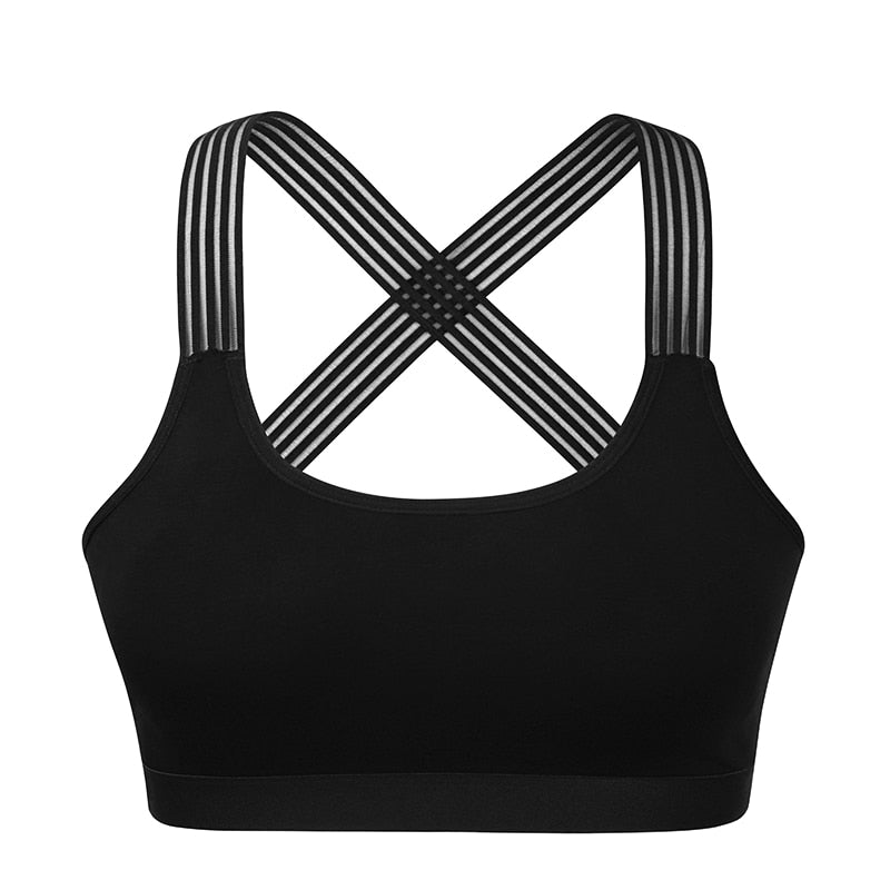 Criss-Cross Candescent Padded Sports Bra