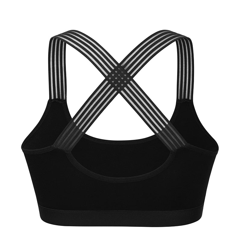 Criss-Cross Candescent Padded Sports Bra