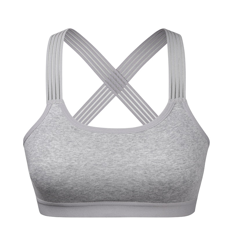 Criss-Cross Candescent Padded Sports Bra