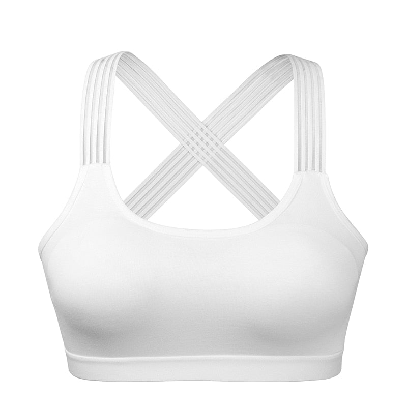 Criss-Cross Candescent Padded Sports Bra