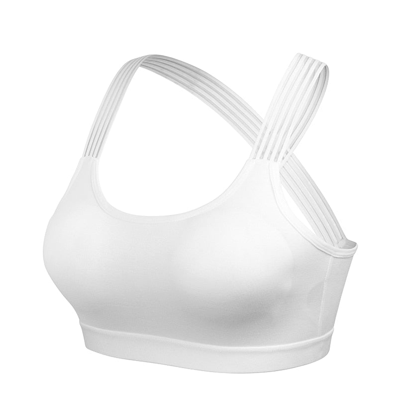 Criss-Cross Candescent Padded Sports Bra