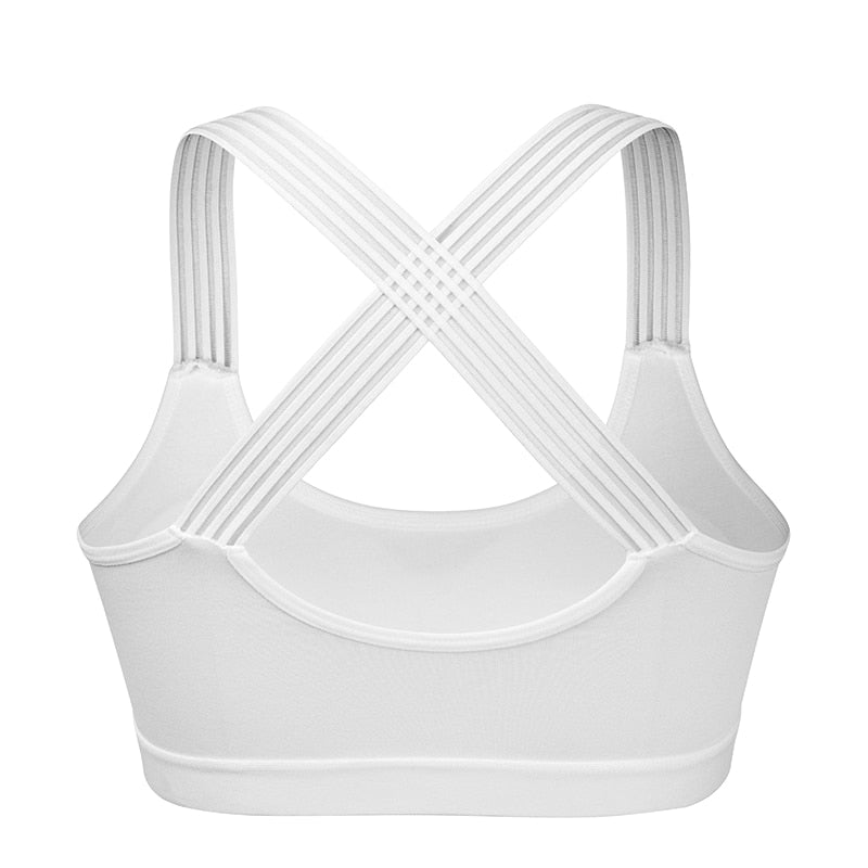 Criss-Cross Candescent Padded Sports Bra