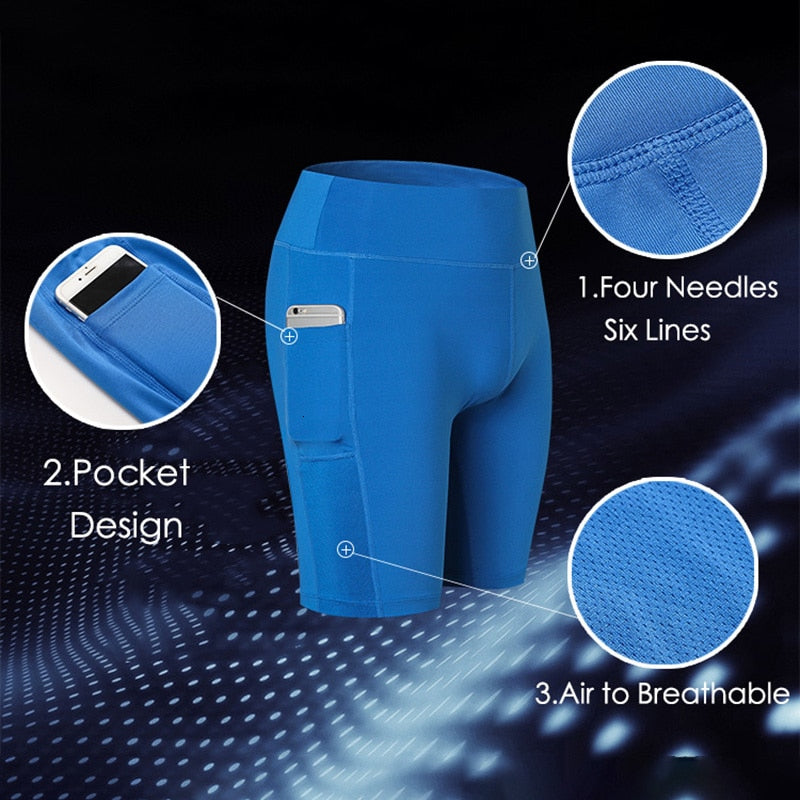 Clingy Plié Seamless Yoga Compression Shorts