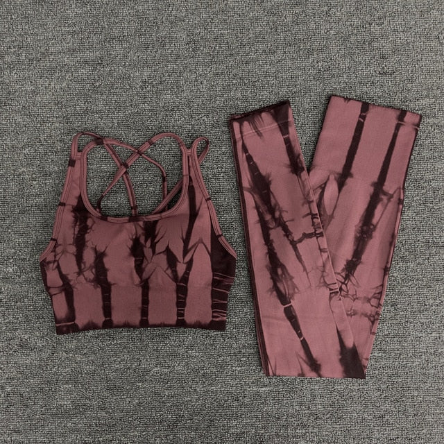 Bamboo Tie and Dye Tech Wear 2pc Matching Set