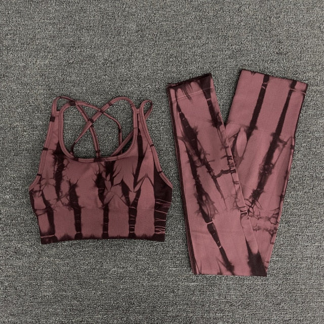 Bamboo Tie and Dye Tech Wear 2pc Matching Set