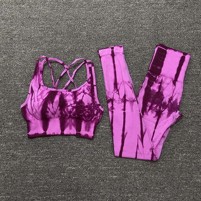 Bamboo Tie and Dye Tech Wear 2pc Matching Set