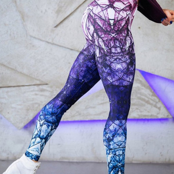 Digitally Fit Printed Leggings