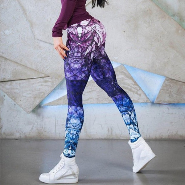 Digitally Fit Printed Leggings