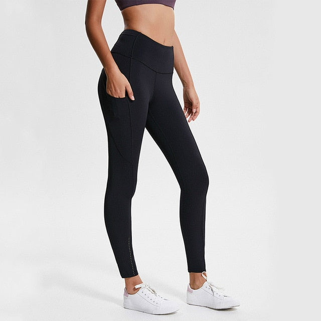 womens seamless legging with pocket