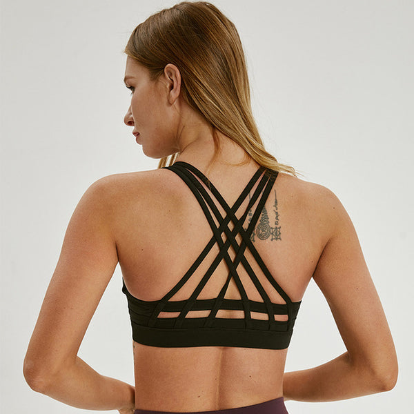 Sports Bra Top with a Hood ABSTRACT E-store  - Polish  manufacturer of sportswear for fitness, Crossfit, gym, running. Quick  delivery and easy return and exchange