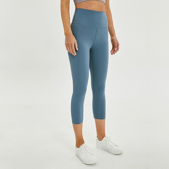 blue seamless legging