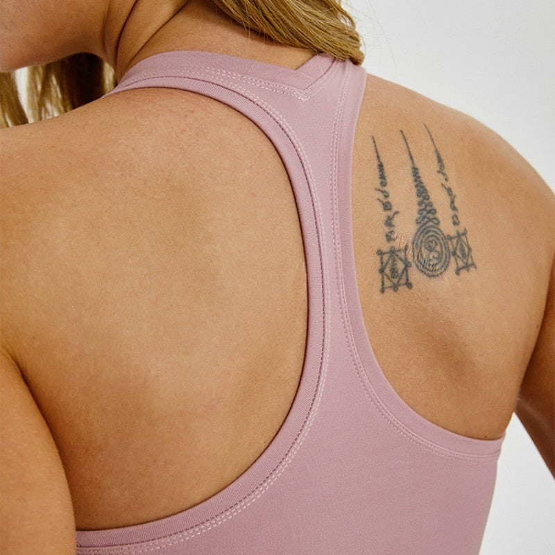 Racerback active tank top